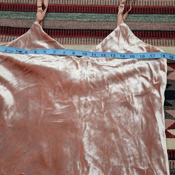 A.L.C. Annex Slip Silk Blend Midi Dress Sz 6 Pink Rose Gold Pull On Sexy Luxury - Picture 10 of 11